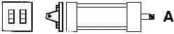 ARO/Ingersoll-Rand - Air Cylinder MP2 Clevis Rear Mount Kit - For 2" Air Cylinders, Use with Provenair Series - USA Tool & Supply