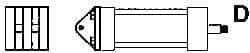 ARO/Ingersoll-Rand - Air Cylinder MP1 Fixed Clevis Mount Kit - For 2" Air Cylinders, Use with Provenair Series - USA Tool & Supply