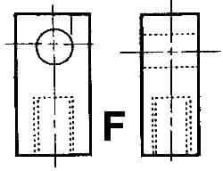 ARO/Ingersoll-Rand - Air Cylinder Rod Eye - For 3-1/4 & 4" Air Cylinders, Use with Provenair Series - USA Tool & Supply