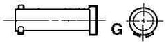 ARO/Ingersoll-Rand - Air Cylinder Pivot Pin - For 3-1/4 & 4" Air Cylinders, Use with Provenair Series - USA Tool & Supply