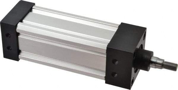 ARO/Ingersoll-Rand - 4" Stroke x 2" Bore Double Acting Air Cylinder - 7/16-20 Rod Thread, 250 Max psi, 185°F - USA Tool & Supply