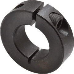 Climax Metal Products - 7/8" Bore, Steel, One Piece Clamp Collar - 1-5/8" Outside Diam, 1/2" Wide - USA Tool & Supply