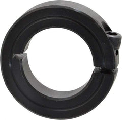 Climax Metal Products - 1-1/4" Bore, Steel, One Piece Clamp Collar - 2-1/16" Outside Diam, 1/2" Wide - USA Tool & Supply