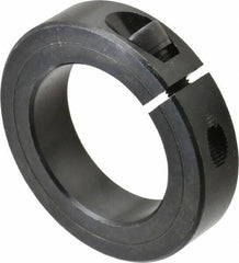 Climax Metal Products - 1-15/16" Bore, Steel, One Piece Clamp Collar - 3" Outside Diam, 11/16" Wide - USA Tool & Supply