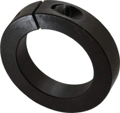 Climax Metal Products - 2-3/8" Bore, Steel, One Piece One Piece Split Shaft Collar - 3-1/2" Outside Diam, 3/4" Wide - USA Tool & Supply