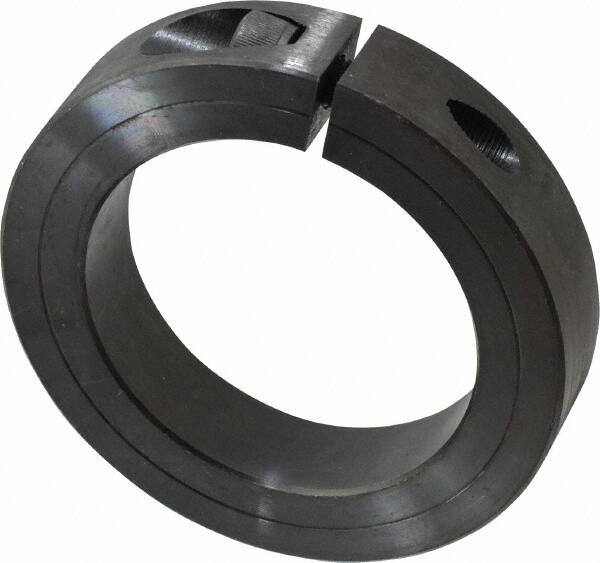 Climax Metal Products - 2-15/16" Bore, Steel, One Piece Clamp Collar - 4-1/4" Outside Diam, 7/8" Wide - USA Tool & Supply