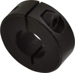 Climax Metal Products - 16mm Bore, Steel, One Piece Clamp Collar - 1-3/8" Outside Diam - USA Tool & Supply