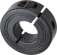 Climax Metal Products - 17mm Bore, Steel, One Piece Clamp Collar - 1-1/2" Outside Diam - USA Tool & Supply