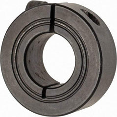 Climax Metal Products - 19mm Bore, Steel, One Piece Clamp Collar - 1-5/8" Outside Diam - USA Tool & Supply