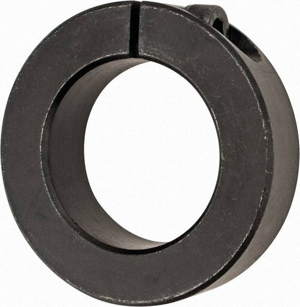 Climax Metal Products - 45mm Bore, Steel, One Piece Clamp Collar - 2-7/8" Outside Diam - USA Tool & Supply