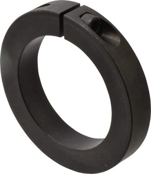 Climax Metal Products - 75mm Bore, Steel, One Piece Clamp Collar - 4-1/4" Outside Diam - USA Tool & Supply