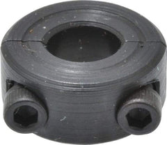 Climax Metal Products - 5/16" Bore, Steel, Two Piece Shaft Collar - 11/16" Outside Diam, 5/16" Wide - USA Tool & Supply