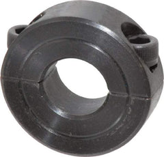 Climax Metal Products - 9/16" Bore, Steel, Two Piece Shaft Collar - 1-5/16" Outside Diam, 7/16" Wide - USA Tool & Supply