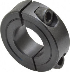 Climax Metal Products - 3/4" Bore, Steel, Two Piece Shaft Collar - 1-1/2" Outside Diam, 1/2" Wide - USA Tool & Supply