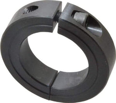 Climax Metal Products - 1-1/2" Bore, Steel, Two Piece Shaft Collar - 2-3/8" Outside Diam, 9/16" Wide - USA Tool & Supply