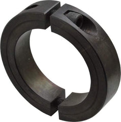 Climax Metal Products - 2-1/4" Bore, Steel, Two Piece Shaft Collar - 3-1/4" Outside Diam, 3/4" Wide - USA Tool & Supply