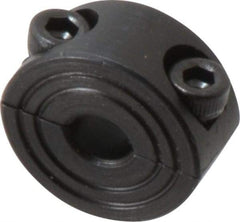 Climax Metal Products - 6mm Bore, Steel, Two Piece Shaft Collar - 3/4" Outside Diam - USA Tool & Supply