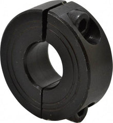 Climax Metal Products - 13mm Bore, Steel, Two Piece Shaft Collar - 1-1/4" Outside Diam - USA Tool & Supply