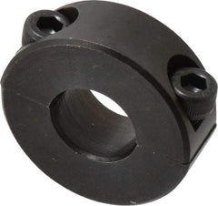 Climax Metal Products - 15mm Bore, Steel, Two Piece Shaft Collar - 1-3/8" Outside Diam - USA Tool & Supply