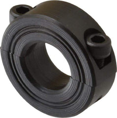 Climax Metal Products - 18mm Bore, Steel, Two Piece Shaft Collar - 1-1/2" Outside Diam - USA Tool & Supply