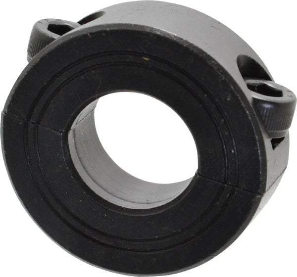 Climax Metal Products - 20mm Bore, Steel, Two Piece Shaft Collar - 1-5/8" Outside Diam - USA Tool & Supply