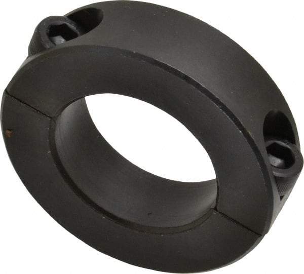 Climax Metal Products - 32mm Bore, Steel, Two Piece Shaft Collar - 2-1/8" Outside Diam - USA Tool & Supply
