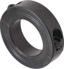 Climax Metal Products - 34mm Bore, Steel, Two Piece Shaft Collar - 2-1/4" Outside Diam - USA Tool & Supply
