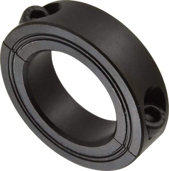 Climax Metal Products - 35mm Bore, Steel, Two Piece Shaft Collar - 2-1/4" Outside Diam - USA Tool & Supply