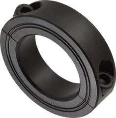 Climax Metal Products - 35mm Bore, Steel, Two Piece Shaft Collar - 2-1/4" Outside Diam - USA Tool & Supply