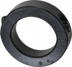 Climax Metal Products - 40mm Bore, Steel, Two Piece Shaft Collar - 2-3/8" Outside Diam - USA Tool & Supply