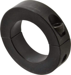 Climax Metal Products - 50mm Bore, Steel, Two Piece Shaft Collar - 3-1/8" Outside Diam - USA Tool & Supply