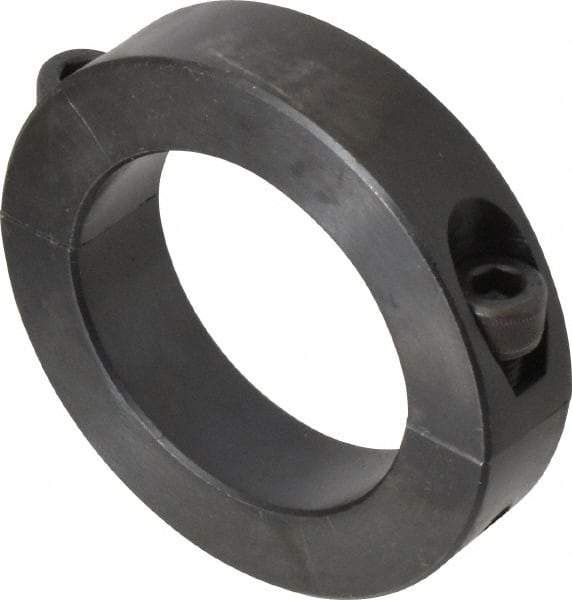 Climax Metal Products - 55mm Bore, Steel, Two Piece Shaft Collar - 3-1/4" Outside Diam - USA Tool & Supply