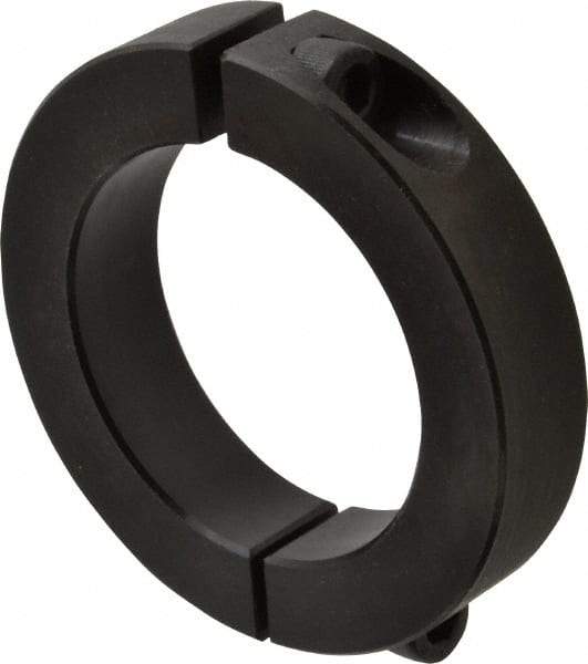 Climax Metal Products - 60mm Bore, Steel, Two Piece Shaft Collar - 3-1/2" Outside Diam - USA Tool & Supply