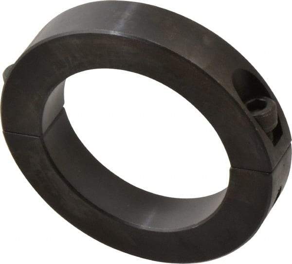 Climax Metal Products - 70mm Bore, Steel, Two Piece Shaft Collar - 4" Outside Diam - USA Tool & Supply