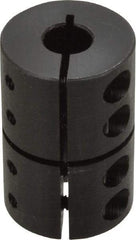 Climax Metal Products - 3/8" Inside x 1-1/16" Outside Diam, Rigid Coupling without Keyway - 1-5/8" Long - USA Tool & Supply