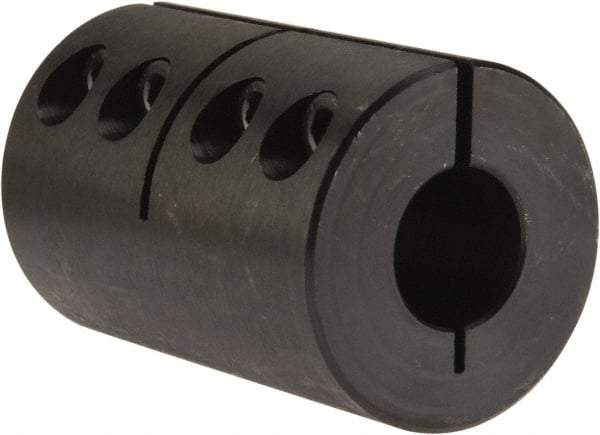 Climax Metal Products - 3/4" Inside x 1-3/4" Outside Diam, Rigid Coupling without Keyway - 2-5/8" Long - USA Tool & Supply