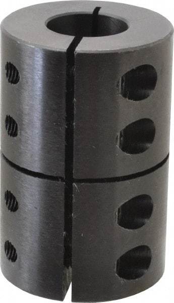 Climax Metal Products - 7/8" Inside x 1-7/8" Outside Diam, Rigid Coupling without Keyway - 2-7/8" Long - USA Tool & Supply