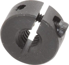 Climax Metal Products - 1/4-20 Thread, Steel, One Piece Threaded Shaft Collar - 11/16" Outside Diam, 5/16" Wide - USA Tool & Supply