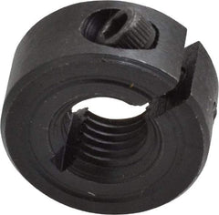 Climax Metal Products - 5/16-24 Thread, Steel, One Piece Threaded Shaft Collar - 11/16" Outside Diam, 5/16" Wide - USA Tool & Supply