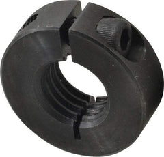 Climax Metal Products - 3/4-10 Thread, Steel, One Piece Threaded Shaft Collar - 1-1/2" Outside Diam, 1/2" Wide - USA Tool & Supply