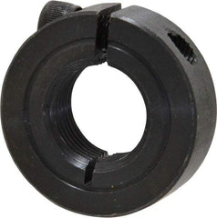 Climax Metal Products - 3/4-16 Thread, Steel, One Piece Threaded Shaft Collar - 1-1/2" Outside Diam, 1/2" Wide - USA Tool & Supply