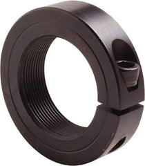 Climax Metal Products - 1-3/4-16 Thread, Steel, One Piece Threaded Shaft Collar - 2-3/4" Outside Diam, 11/16" Wide - USA Tool & Supply