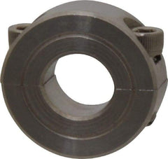 Climax Metal Products - 1/2" Bore, Stainless Steel, Two Piece Shaft Collar - 1-1/8" Outside Diam, 13/32" Wide - USA Tool & Supply