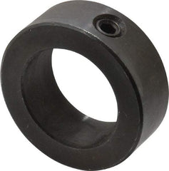 Climax Metal Products - 1-3/8" Bore, Steel, Set Screw Shaft Collar - 2-1/8" Outside Diam, 3/4" Wide - USA Tool & Supply