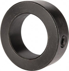 Climax Metal Products - 1-7/16" Bore, Steel, Set Screw Shaft Collar - 2-1/4" Outside Diam, 3/4" Wide - USA Tool & Supply