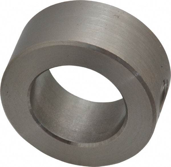 Climax Metal Products - 3/4" Bore, Stainless Steel, Set Screw Shaft Collar - 1-1/4" Outside Diam, 9/16" Wide - USA Tool & Supply