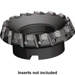 Kennametal - 5" Cut Diam, 1-1/2" Arbor Hole, 6.5mm Max Depth of Cut, 20° Indexable Chamfer & Angle Face Mill - 8 Inserts, SPHX 15T6... Insert, 8 Flutes, Series Fix-Perfect - USA Tool & Supply
