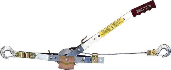 Maasdam - 2,000 Lb Lifting Capacity, 12' Lift Height, Puller Hoist - Made from Chain - USA Tool & Supply