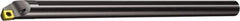 Sandvik Coromant - 23.6mm Min Bore Diam, 10" OAL, 3/4" Shank Diam, E-SCLC Indexable Boring Bar - CCMT 32.52 Insert, Screw Clamping Holding Method - USA Tool & Supply