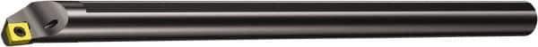 Sandvik Coromant - 15.2mm Min Bore Diam, 8" OAL, 1/2" Shank Diam, E-SCLC Indexable Boring Bar - CCMT 21.51 Insert, Screw Clamping Holding Method - USA Tool & Supply
